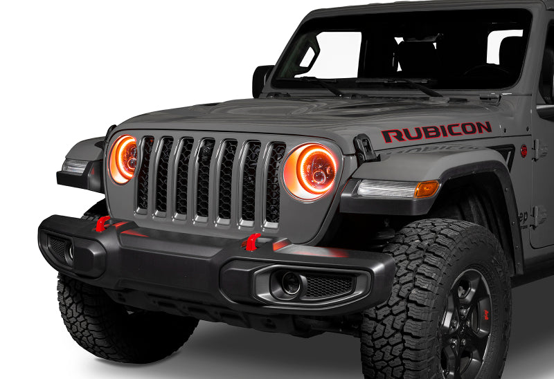 ORACLE Lighting Headlights Oracle Jeep Wrangler JL/Gladiator JT 7in. High Powered LED Headlights (Pair) - Dynamic SEE WARRANTY