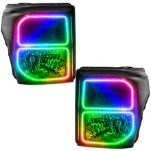 Load image into Gallery viewer, ORACLE Lighting Headlights Oracle 11-16 Ford F250/350 LED HL - Black - ColorSHIFT w/ BC1 Controller