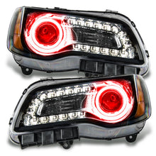Load image into Gallery viewer, ORACLE Lighting Headlights Oracle 11-14 Chrysler 300C SMD HL - Black - NON HID - Red