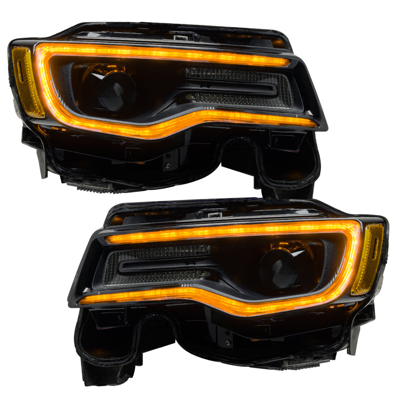 ORACLE Lighting Headlights Oracle 1421 Jeep Grand Cherokee Dynamic Headlight DRL Upgrade Kit  ColorSHIFT Dynamic SEE WARRANTY