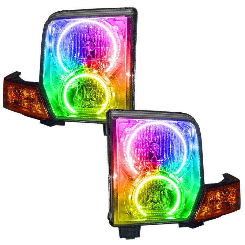 ORACLE Lighting Headlights Oracle 06-10 Jeep Commander SMD HL - ColorSHIFT w/o Controller SEE WARRANTY