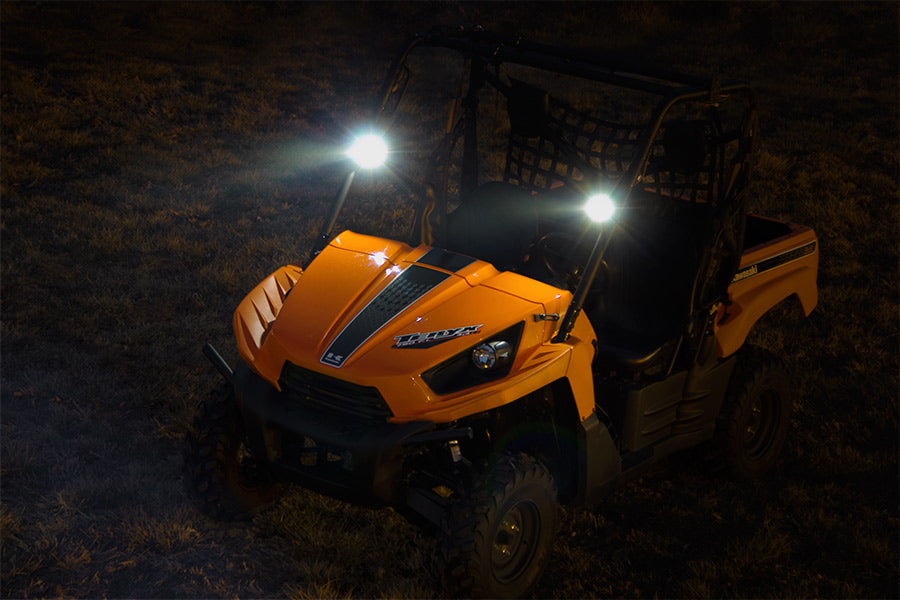 Quake LED Work Light 2 Inch Work Light Round 10 Watt Flood Quantum Series - QQU073