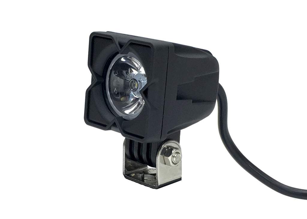Quake LED Work Light 2 Inch Work Light 10 Watt Square Spot Quantum Series - QQU554