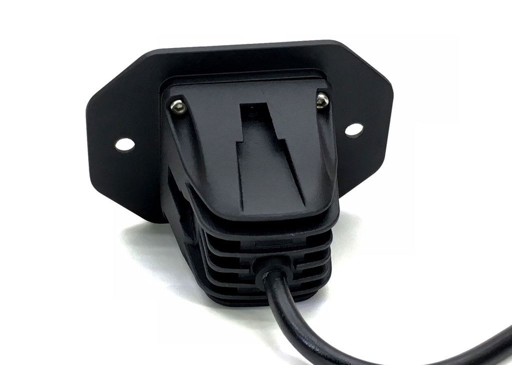 Quake LED Work Light 2 Inch Work Light Flush 10 Watt Flood Quantum Series - QQU557