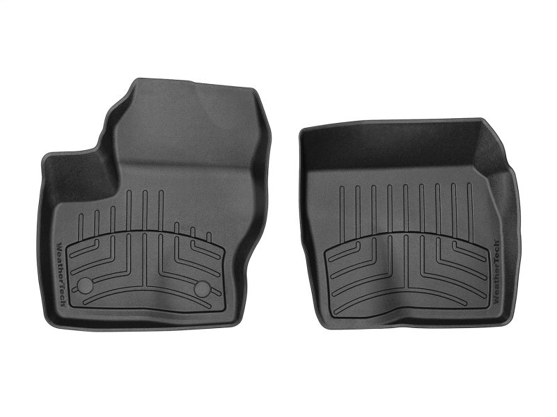 WeatherTech Floor Mats - Rubber WeatherTech 2019+ Chevrolet Silverado 1500 Crew Cab  Front Floorliner HP - Black