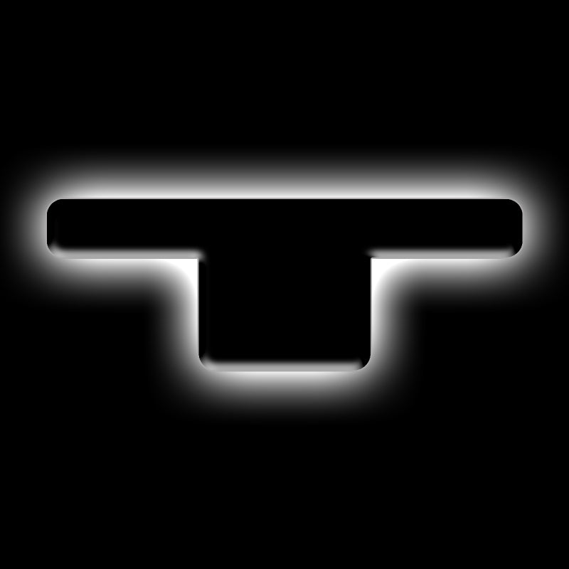 ORACLE Lighting Light Accessories and Wiring ORACLE Lighting Universal Illuminated LED Letter Badges - Matte Blk Surface Finish - T SEE WARRANTY