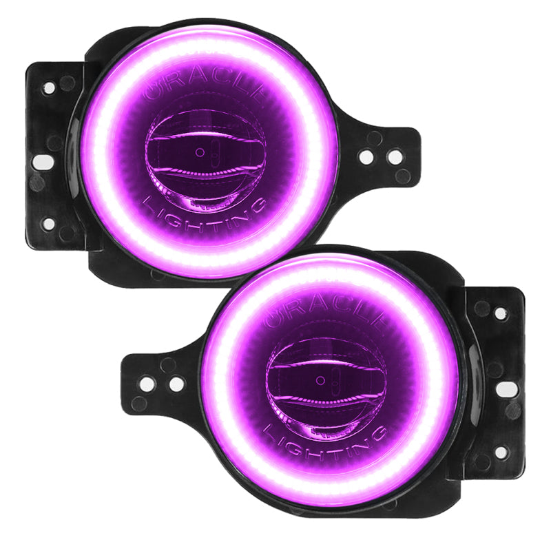 ORACLE Lighting Fog Lights Oracle Jeep Wrangler JL/JT Sport High Performance W LED Fog Lights - ColorSHIFT w/o Controller