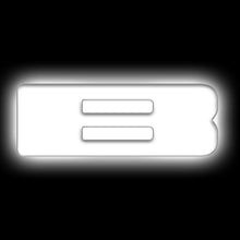 Load image into Gallery viewer, ORACLE Lighting Light Accessories and Wiring ORACLE Lighting Universal Illuminated LED Letter Badges - Matte Wht Surface Finish - B SEE WARRANTY