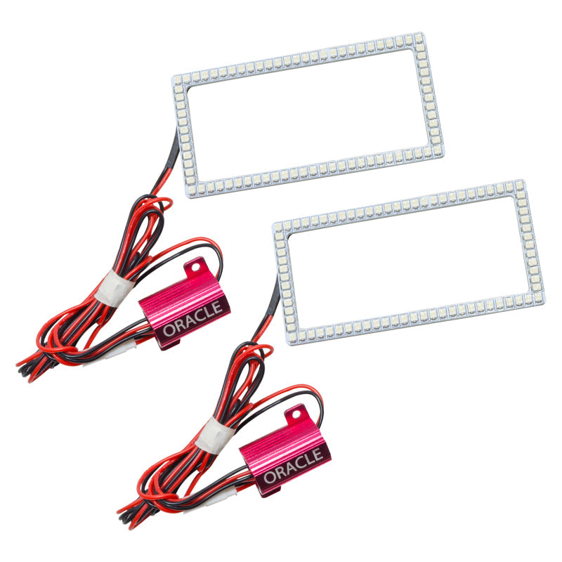 ORACLE Lighting Fog Lights Oracle Chevrolet Silverado 14-15 LED Fog Halo Kit - White SEE WARRANTY