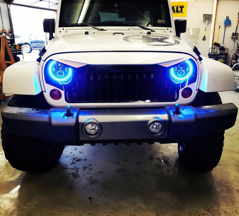 ORACLE Lighting Headlights Oracle 7in High Powered LED Headlights - Black Bezel - Dynamic - Dynamic SEE WARRANTY