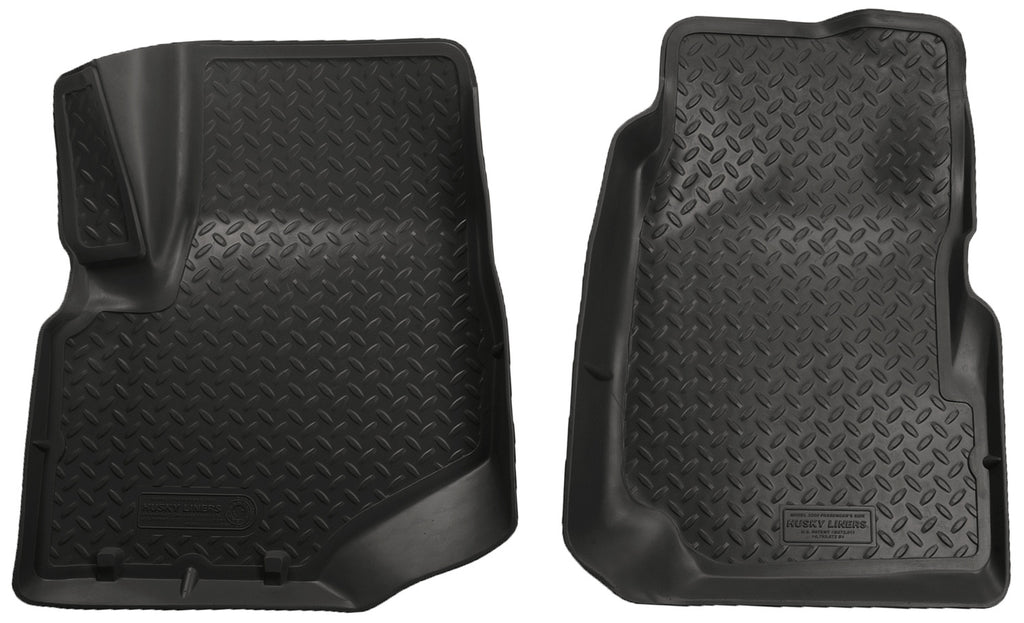 Classic Style Front Floor Liners For 2002-2009 Trailblazer EXT, Envoy XL/XUV, Bravada, Ascender, Rainier, 9-7x Husky Liners