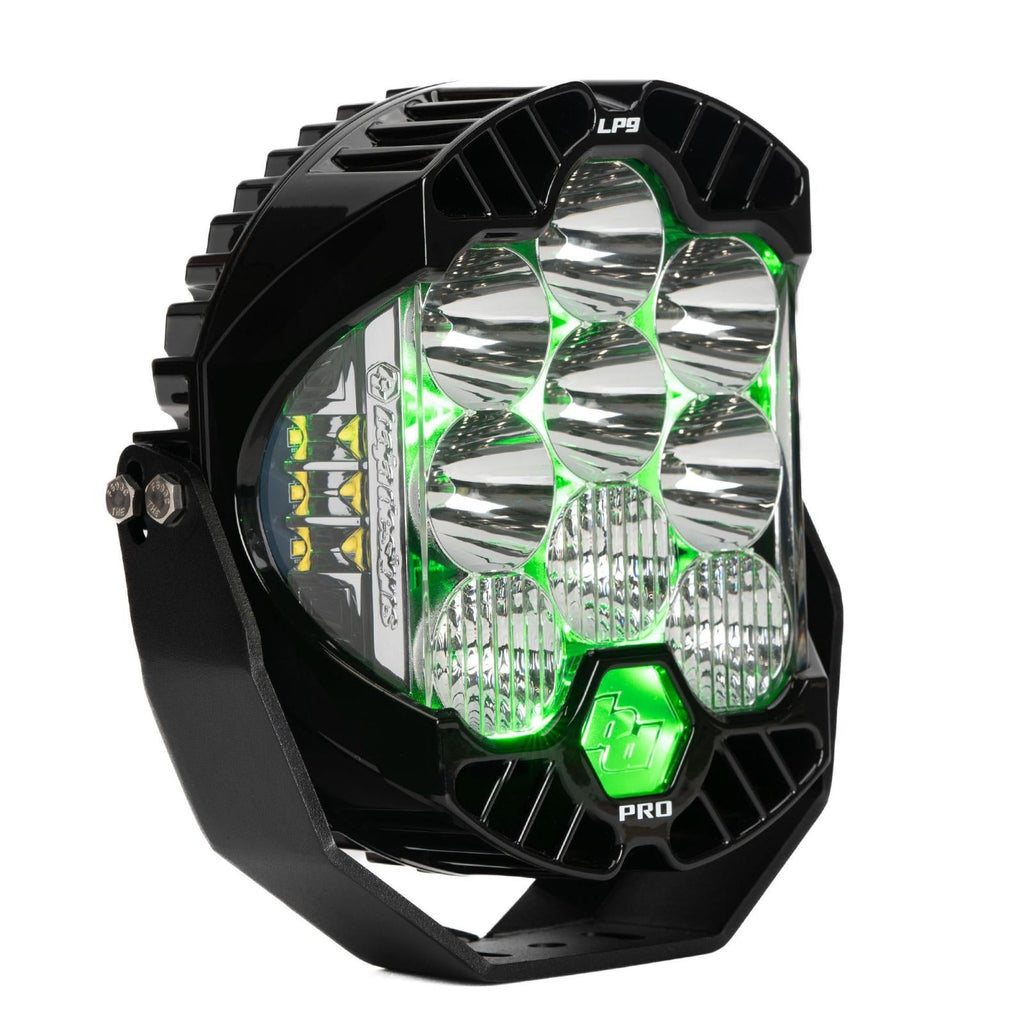 Baja Designs LED Light Pods LP9 Pro LED Auxiliary Light Pod Light Pattern Driving/Combo Green Backlight  Baja Designs - 320016