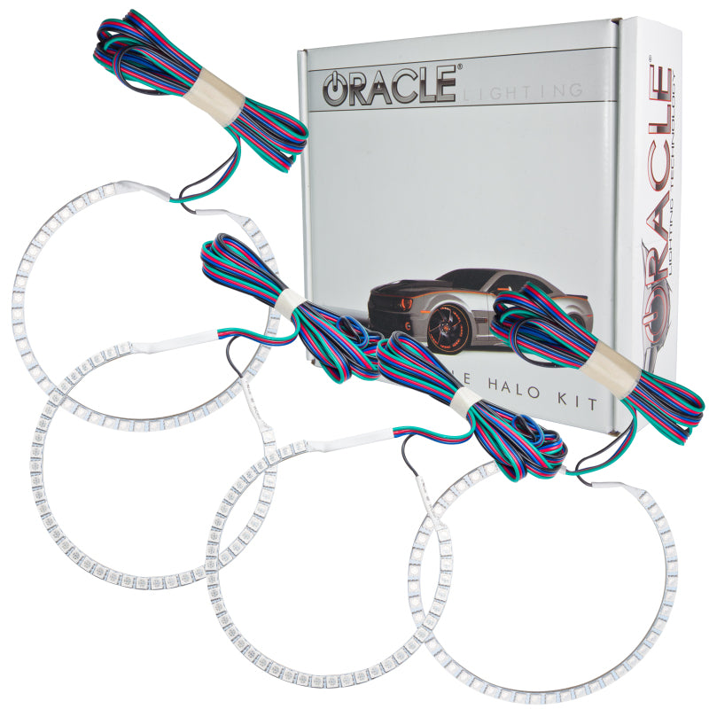 ORACLE Lighting Headlights Oracle Jeep Grand Cherokee 11-13 Halo Kit - ColorSHIFT w/ 2.0 Controller SEE WARRANTY