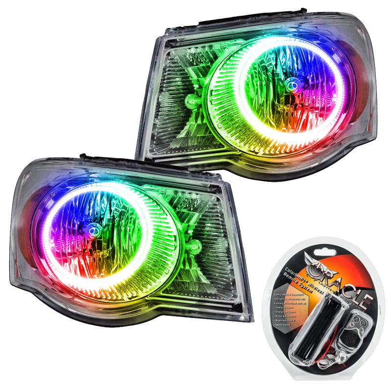 ORACLE Lighting Headlights Oracle 07-09 Chrysler Aspen SMD HL - ColorSHIFT w/ RF Controller SEE WARRANTY