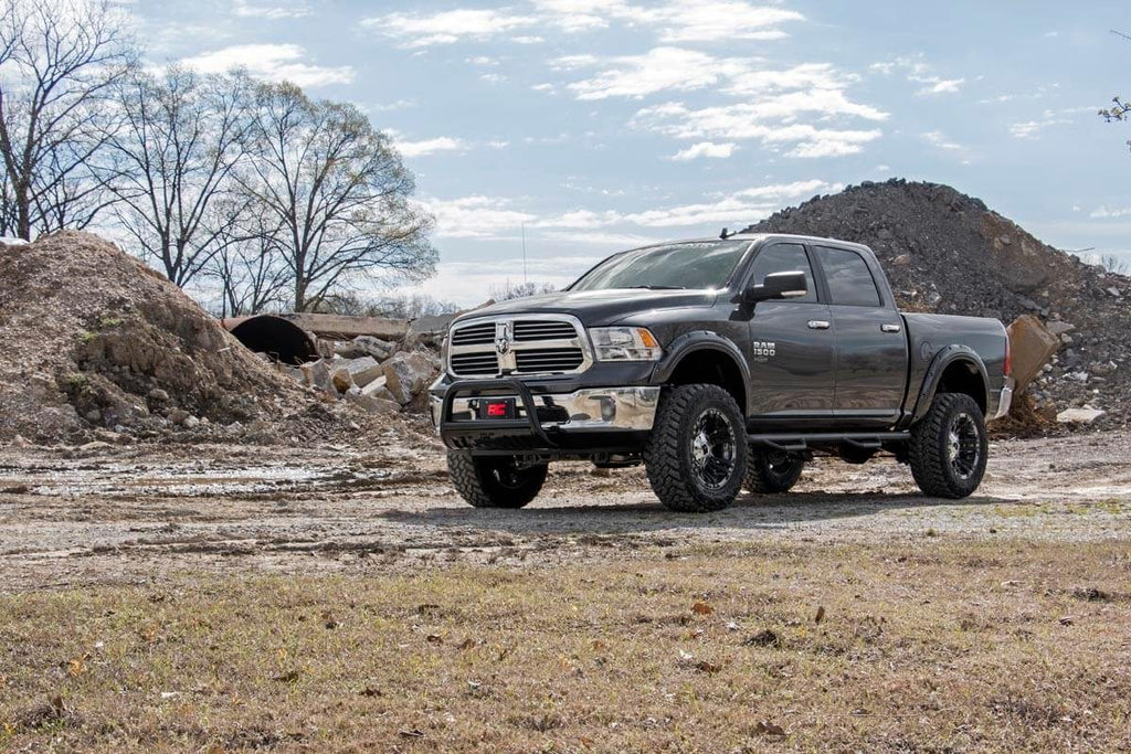 6.0 Inch Dodge Suspension Lift Kit Vertex Struts and Vertex Shocks 12-Up Ram 1500 4WD Rough Country
