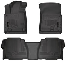 Load image into Gallery viewer, Husky Liners 14 Toyota Tundra Weatherbeater Black Front &amp; 2nd Seat Floor Liners