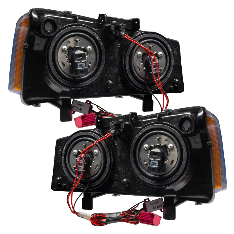 ORACLE Lighting Headlights Oracle Lighting 03-06 Chevrolet Silverado Pre-Assembled LED Halo Headlights -Blue SEE WARRANTY