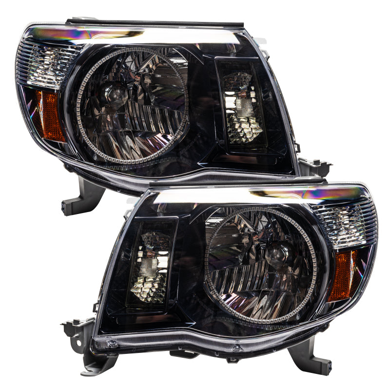 ORACLE Lighting Headlights Oracle 05-11 Toyota Tacoma SMD HL - Black - ColorSHIFT w/ BC1 Controller