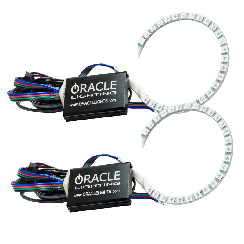 ORACLE Lighting Fog Lights Oracle Jeep Liberty 02-04 LED Fog Light Halo Kit - ColorSHIFT SEE WARRANTY