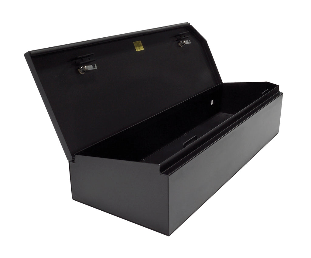 Rear Underseat Lockbox 15-23 F-150 17-23 F-250/350/450 Super Duty w/ Crew Cab 60 Percent Length Black Tuffy Security Products