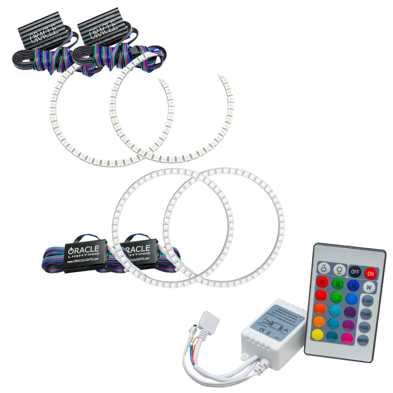 ORACLE Lighting Headlights Oracle GMC Denali 00-06 Halo Kit - ColorSHIFT w/ Simple Controller SEE WARRANTY