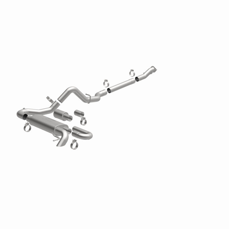 Magnaflow Catback MagnaFlow 2021 Ford Bronco Overland Series Cat-Back Exhaust w/ Single Straight Driver Exit- No Tip