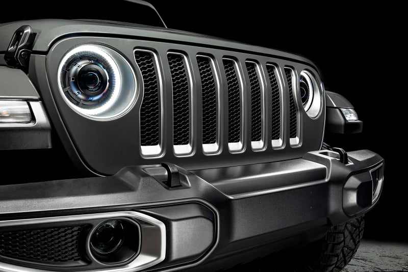 ORACLE Lighting Headlights Oracle Oculus BiLED Projector Headlights for Jeep JL/Gladiator JT  Satin Silver 5500K SEE WARRANTY