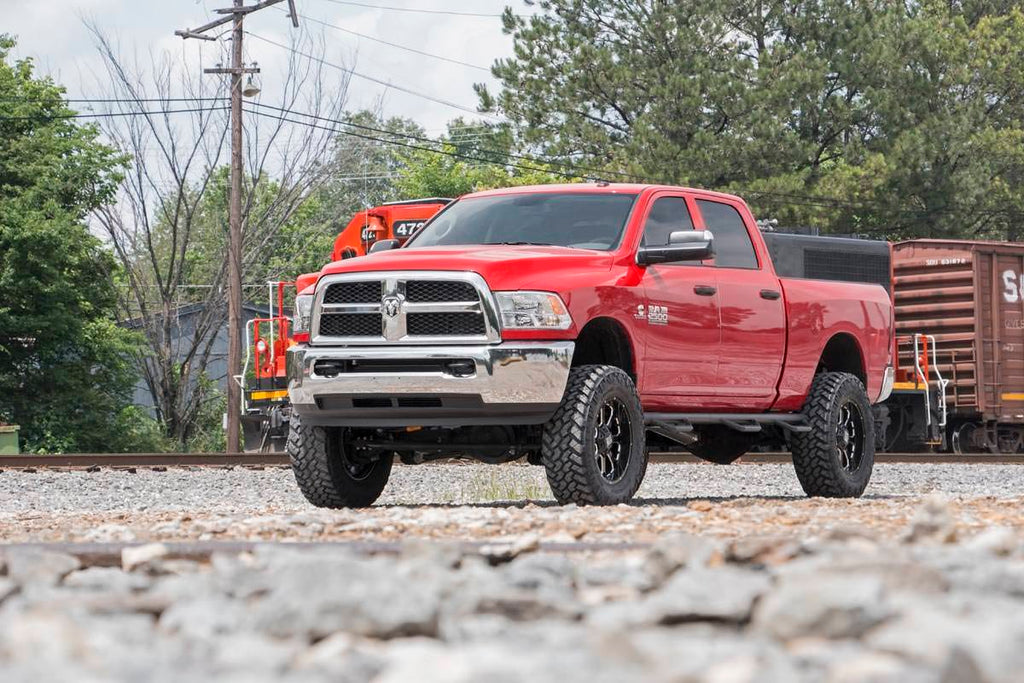 Rough Country Lift Kits 5 Inch Suspension Lift Kit Coil Spacers Radius Drops 13-15 RAM 3500 4WD Rough Country - 35620