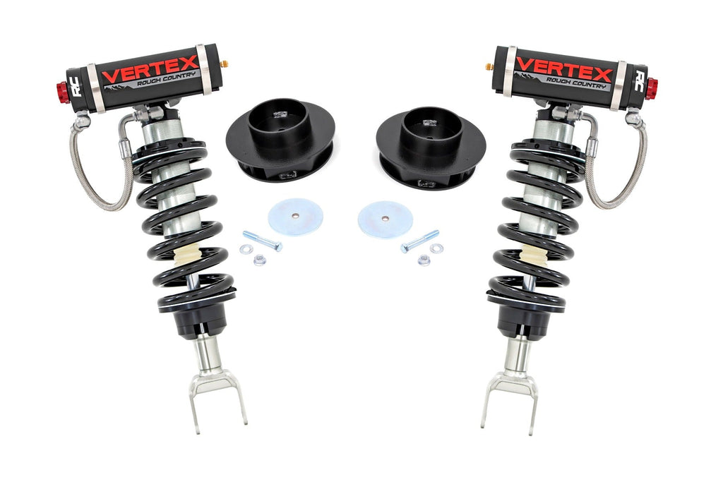 Rough Country Lift Kits 2.0 Inch Dodge Suspension Lift Kit w/Vertex Coilovers For 12-18 Ram 1500 4WD Rough Country - 35850