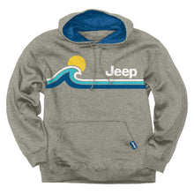 Load image into Gallery viewer, JEDCo Hoodie Sweatshirt Jeep - Ocean Wave Accent Hoodie