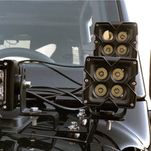 Load image into Gallery viewer, Quake LED Light Bar Jeep Wrangler JL/Gladiator A-Pillar Dual Pod/Single 42 Inch Light Bar Cowl Mount - QBJ371