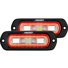 Load image into Gallery viewer, Rigid Industries Light Bars &amp; Cubes Rigid Industries SR-L Series Flush Mount LED Spreader Pair w/ Red Halo - Universal