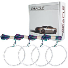 Load image into Gallery viewer, ORACLE Lighting Headlights Oracle Chevy Silverado 07-13 Halo Kit Round Style - ColorSHIFT w/ BC1 Controller SEE WARRANTY