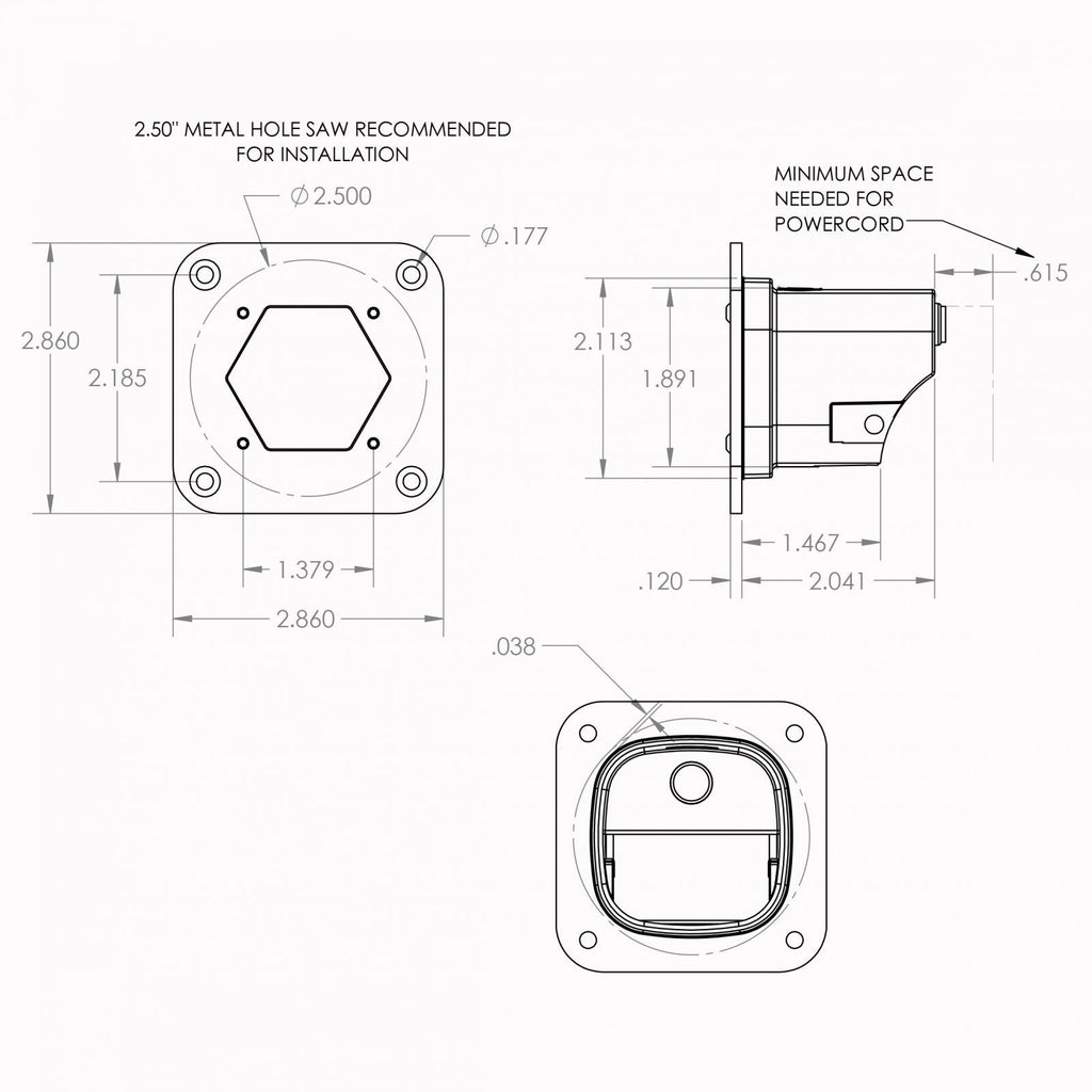Baja Designs LED Light Pods S1 Flush Mount Work/Scene LED White Baja Designs - 381006WT