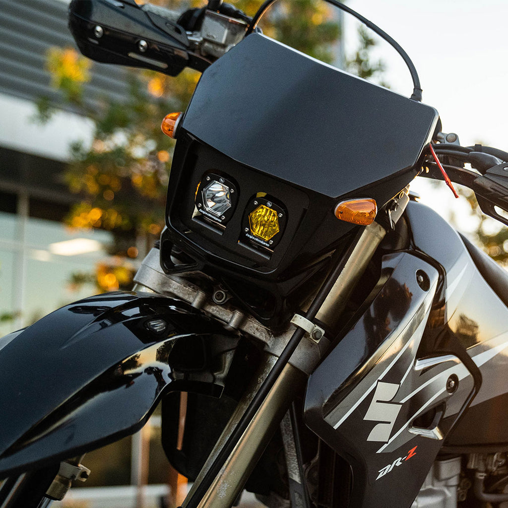 Baja Designs Headlight Kit Suzuki, DRZ400/S/SM, DR650/SE/R/RE/S Dual S1 Headlight Kit - 387006