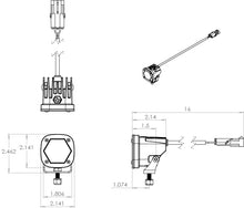 Load image into Gallery viewer, LED LIght Pods S1 Spot Laser White Pair Baja Designs