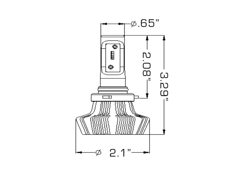 ORACLE Lighting Bulbs Oracle 9012 4000 Lumen LED Headlight Bulbs (Pair) - 6000K SEE WARRANTY