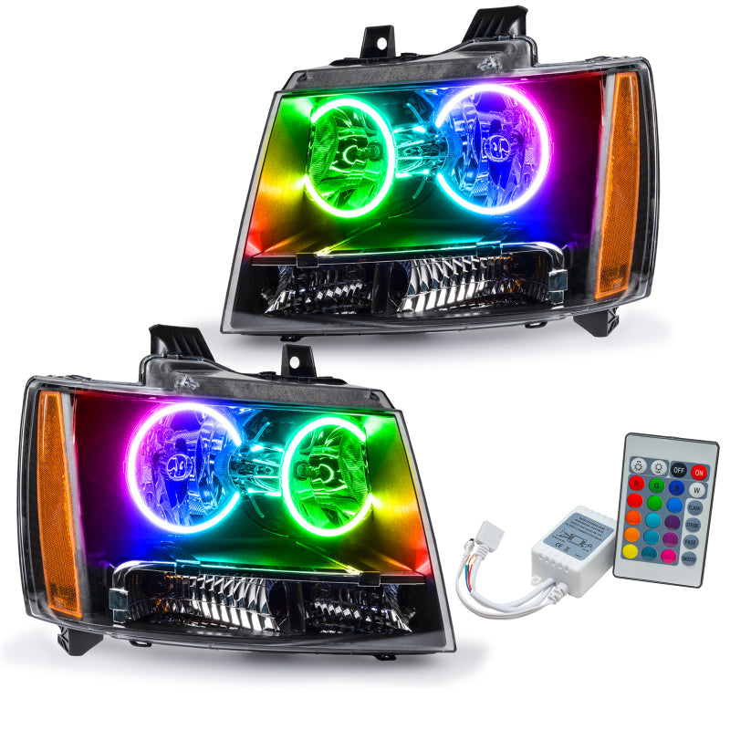 ORACLE Lighting Headlights Oracle 07-13 Chevy Avalanche Pre-Assembed SMD Headlights - w/ Simple Controller SEE WARRANTY