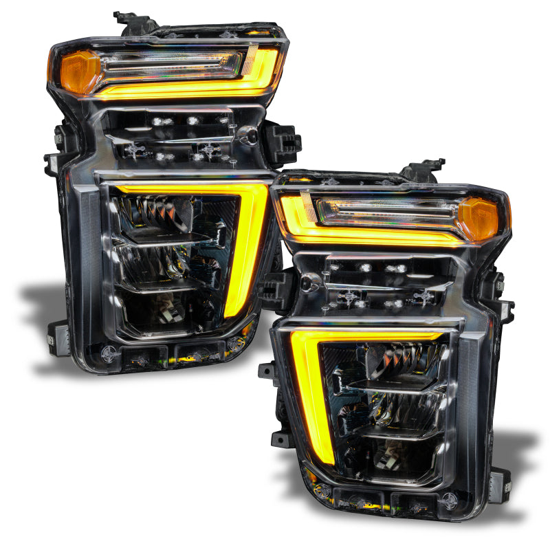 ORACLE Lighting Headlights Oracle 20-21 Chevy Silverado HD 2500 RGB+W Headlight DRL Kit - ColorSHIFT w/o Cntrl SEE WARRANTY