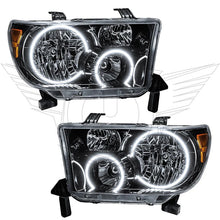 Load image into Gallery viewer, ORACLE Lighting Headlights Oracle 07-11 Toyota Tundra Pre-Assembled Headlights - Black Housing - ColorSHIFT w/ BC1 Controller