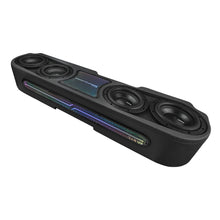 Load image into Gallery viewer, Jeep JT Gladiator Loaded Under Rear Seat Subwoofer Enclosure with 4 X 8" ZR8.2D, Leather Wrapped and Digital LED Lights | 1800 Watts RMS @ 1-Ohm