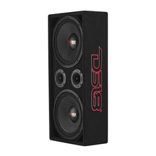 Load image into Gallery viewer, Loaded Voceteo Enclosure with Dual 10" Mids, Dual 3.78" Tweeters, Amplifier &amp; Speakon Cable