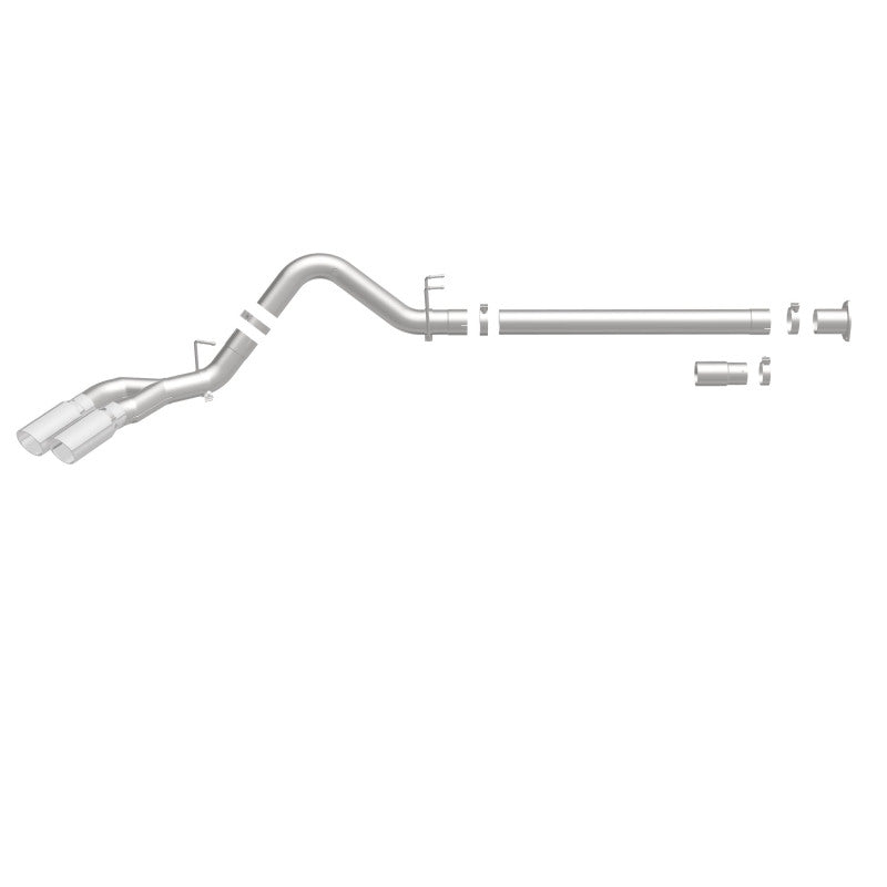 Magnaflow DPF Back MagnaFlow 08-17 Ford F-250/F-350/F-450 4.6L/6.7 DPF-Back SS 4in Dual Single Passenger Side Rear Exit
