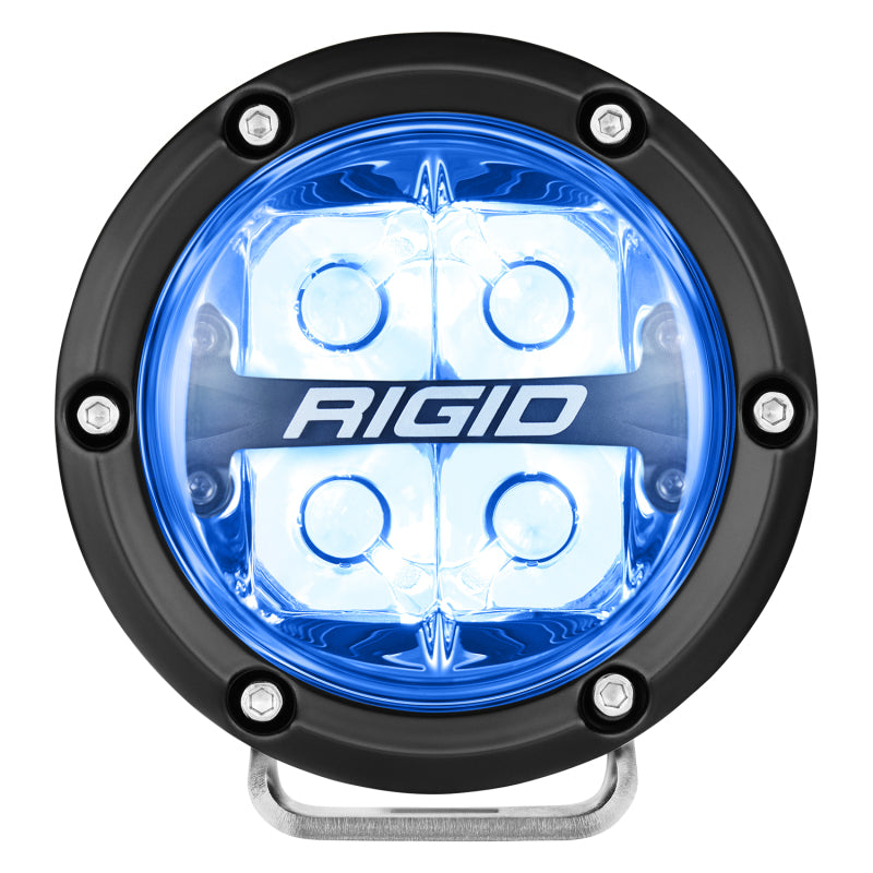 Rigid Industries Light Bars & Cubes Rigid Industries 360-Series 4in LED Off-Road Spot Beam - RGBW (Pair)