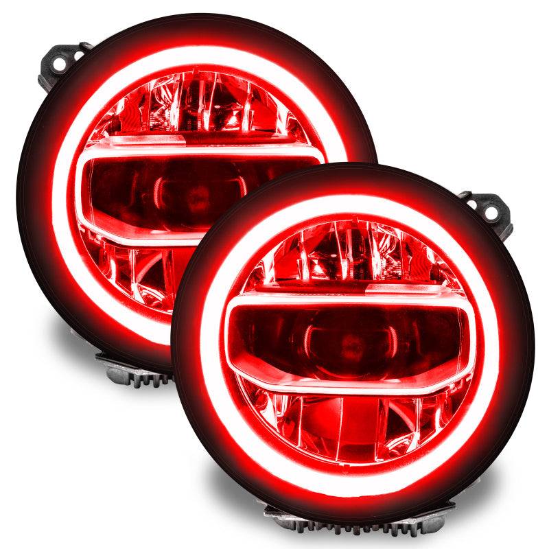 ORACLE Lighting Headlights Oracle Jeep Wrangler JL/Gladiator JT RGB+W Headlight DRL Upgrade Kit - ColorSHIFT SEE WARRANTY