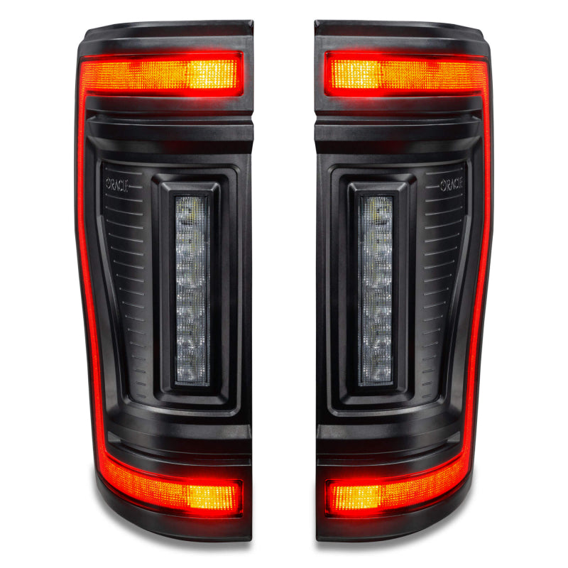 ORACLE Lighting Tail Lights Oracle Lighting 17-22 Ford F-250/350 (Black Series) Flush Mount LED Tail Lights SEE WARRANTY