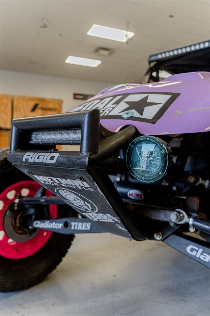 Rigid Industries Light Bars & Cubes Rigid Industries x SHREDDY 360-Series 6in Lights w/Wt Bcklght (2) + 6 Covers (2 Pink/2 Teal/2 Blk)
