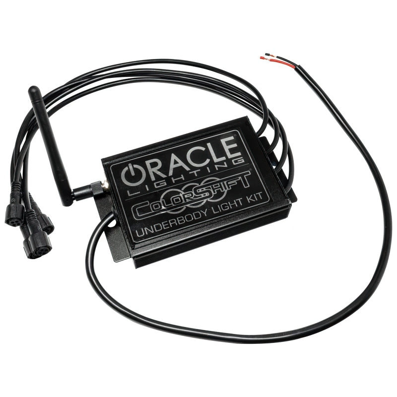 ORACLE Lighting Light Bars & Cubes Oracle Bluetooth + RF Underbody Rock Light Kit - 4 PCS - ColorSHIFT SEE WARRANTY