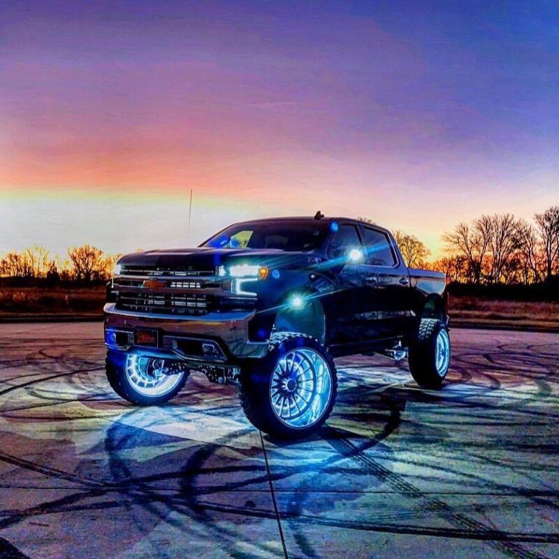 ORACLE Lighting Light Strip LED Oracle LED Illuminated Wheel Rings - ColorSHIFT - 15in. - ColorSHIFT No Remote SEE WARRANTY