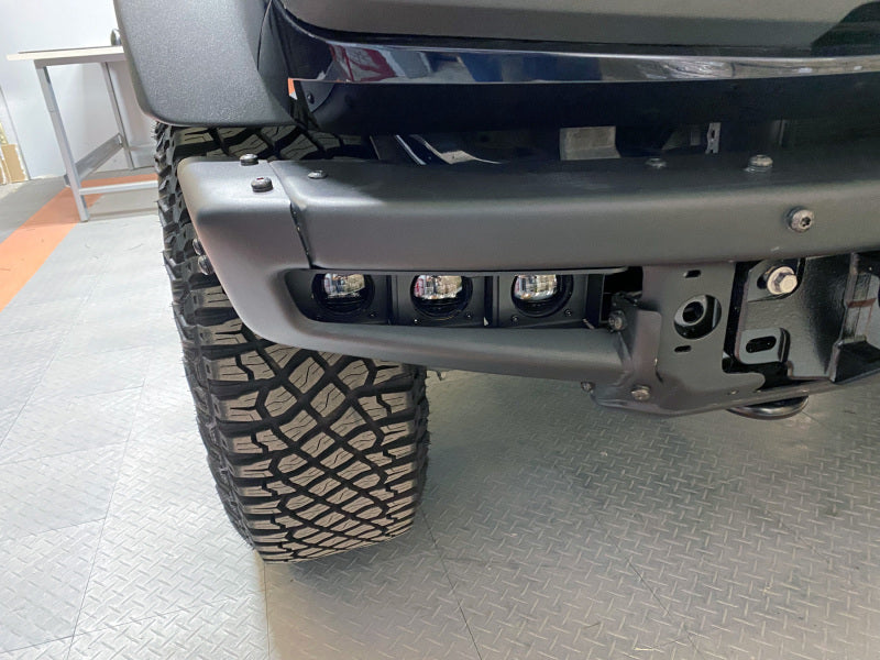ORACLE Lighting Fog Lights ORACLE Lighting 21-22 Ford Bronco Triple LED Fog Light Kit for Steel Bumper - White SEE WARRANTY